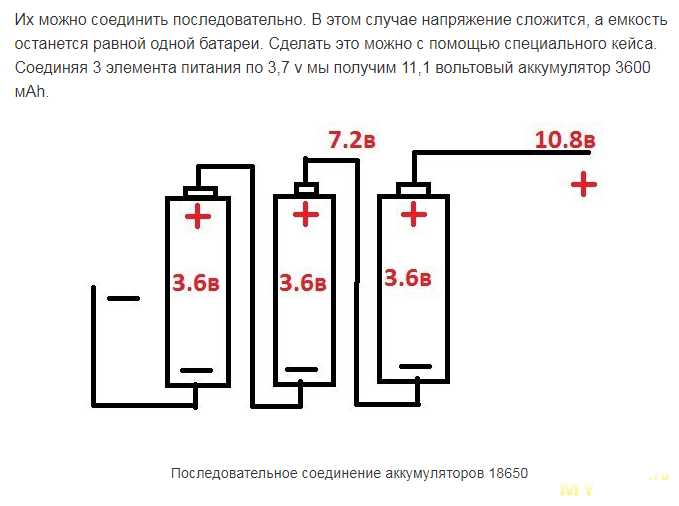 Сколько аккумуляторов 18650 нужно для разных уровней ёмкости (36В, 5Ач, 10Ач, 15Ач)