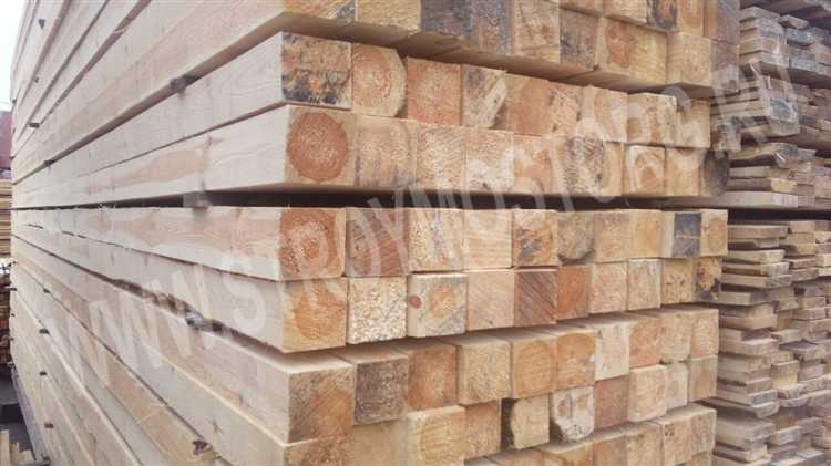 Масса бруса естественной влажности 100х100 мм при длине 6 метров