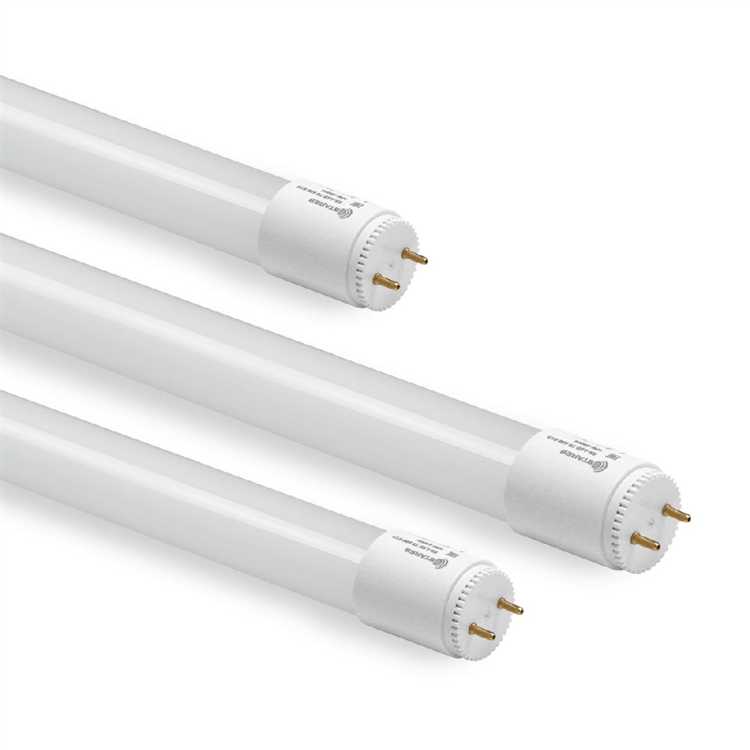 Как распознать лампу с колбой типа T8 по внешнему виду