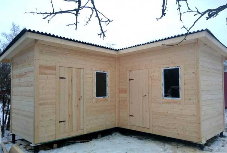 Выбор места для хозблока рядом с коммуникациями