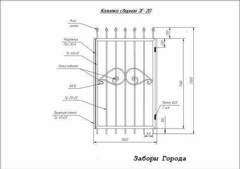 Как навесить деревянную калитку на металлическом столбе