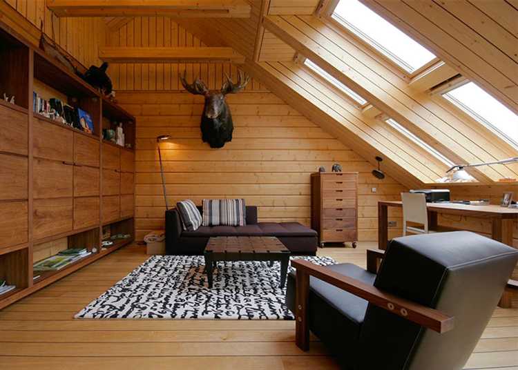 Отделка стен и потолка с учётом уклонов и скатов крыши