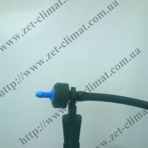 Сборка капельницы и проверка равномерности подачи воды