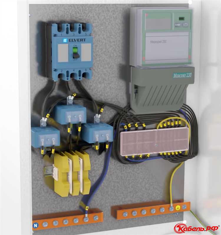 Порядок подключения фаз и нулевого провода