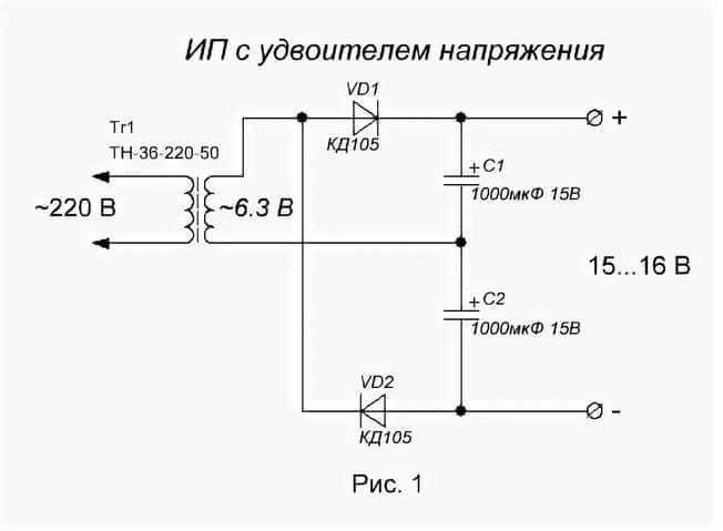 Использование линейных стабилизаторов напряжения для маломощных нагрузок