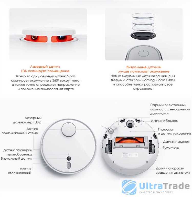 Индикация зарядки на корпусе пылесоса