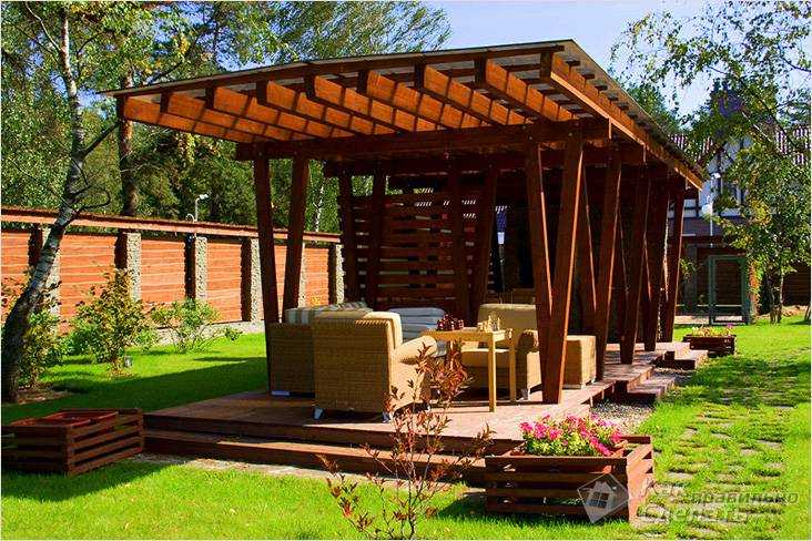 Монтаж стропильной системы для односкатной крыши