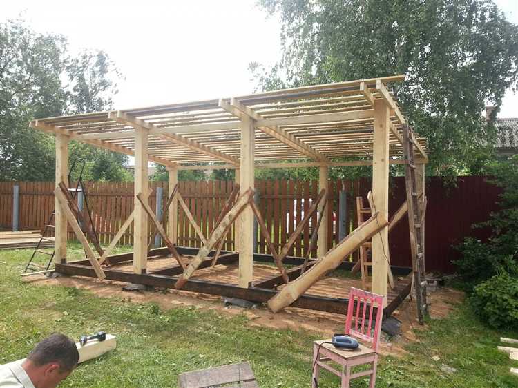 Сборка деревянного каркаса стен и стоек