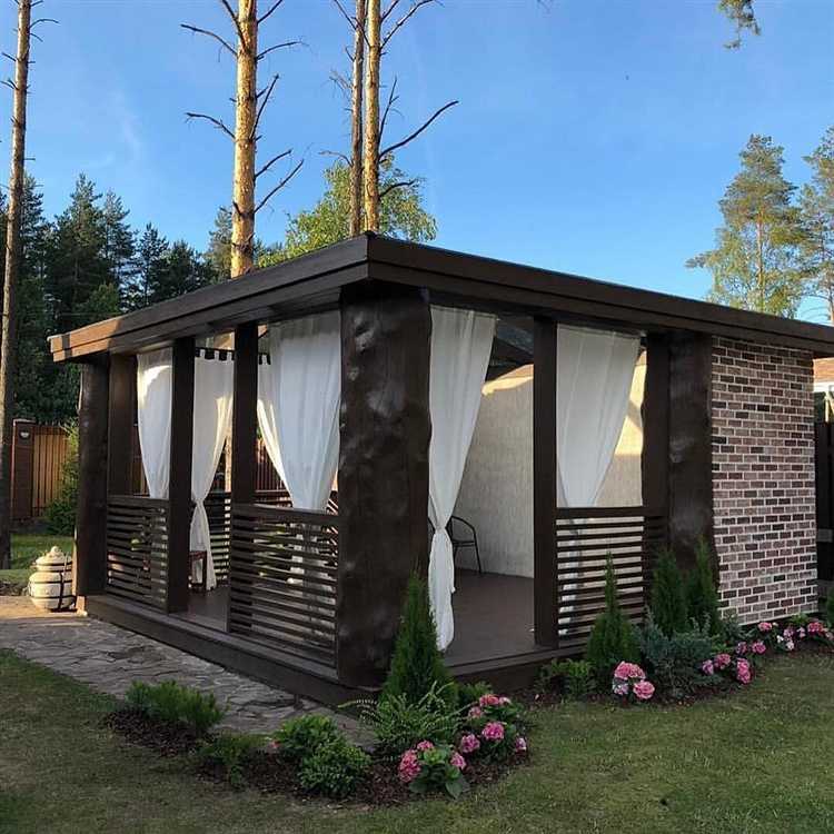 Как построить беседку с односкатной крышей Как построить беседку с односкатной крышей