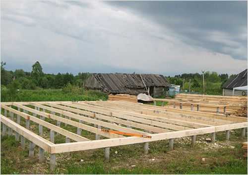 Как построить каркасный дом на сваях Как построить каркасный дом на сваях