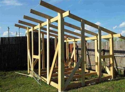 Как построить сарай из блоков своими руками