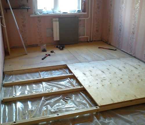 Способы крепления фанеры к бетону без использования стяжки