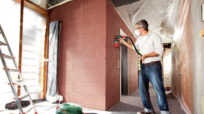 Размешивание засохшей или неравномерной краски строительным миксером