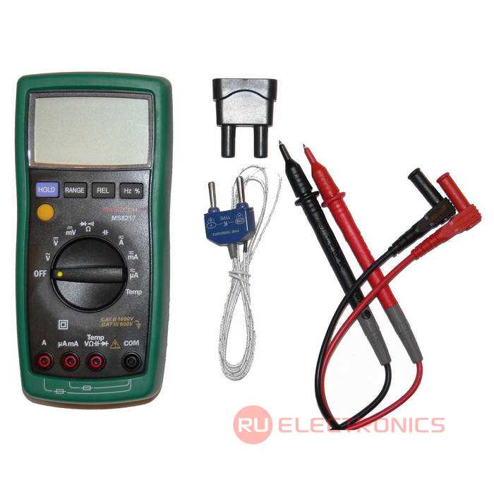 Расшифровка показаний мультиметра при замерах питания