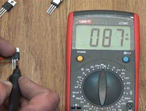 Проверка открытия симистора подачей напряжения на управляющий электрод