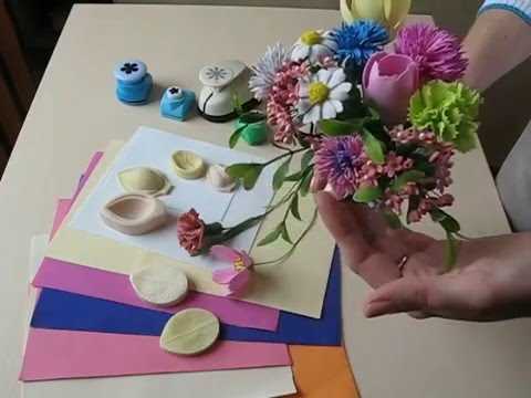 Окрашивание фоамирана: сухая пастель и другие материалы