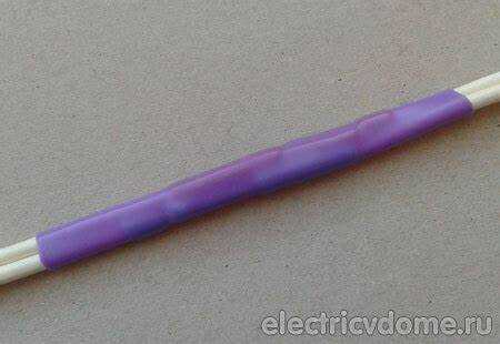 Как правильно подготовить провод перед надеванием термоусадки