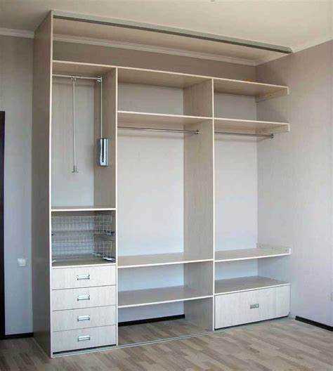 Как распланировать шкаф купе внутри фото