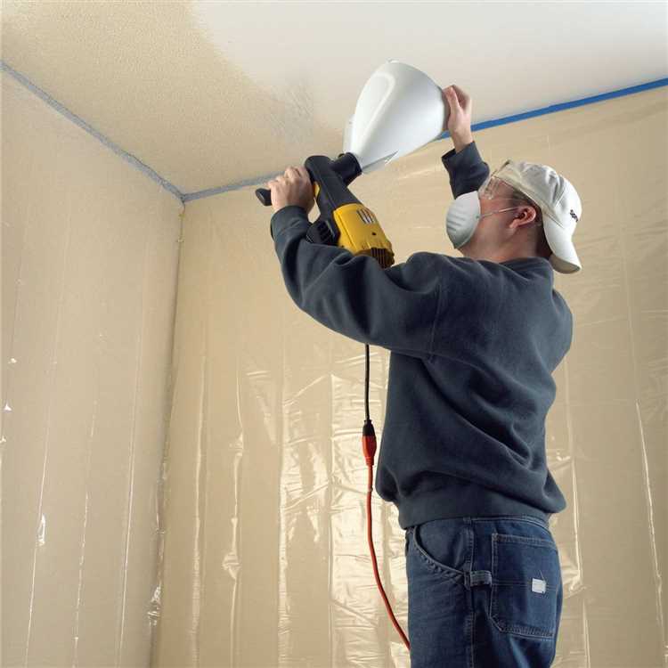 Как выбрать тип краски с разным расходом на потолок