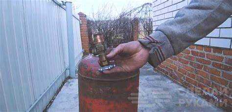 Как правильно слить остатки газа из баллона