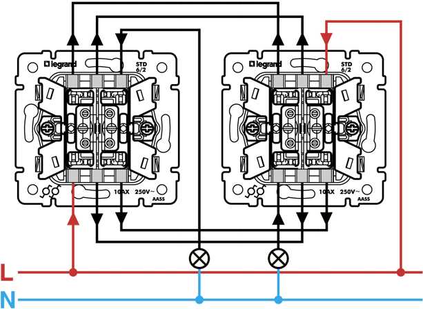 Безопасное отключение проводов от клемм выключателя