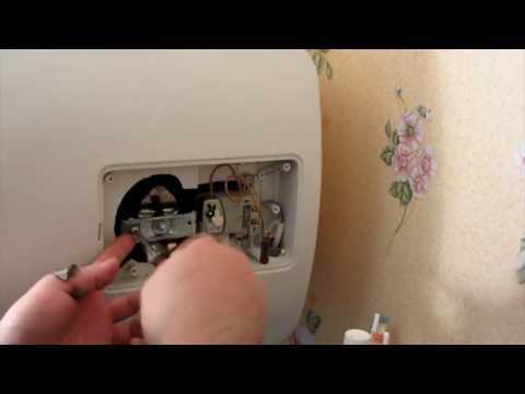 Демонтаж фланца и извлечение ТЭНа