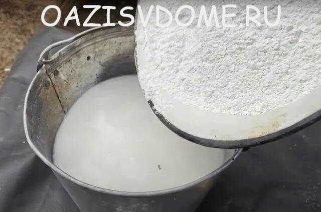 Как проверить готовность раствора перед побелкой