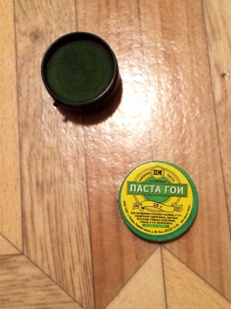 Как выбрать пропорции пасты ГОИ и растворителя