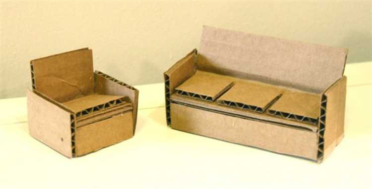 Как сделать из картона диван