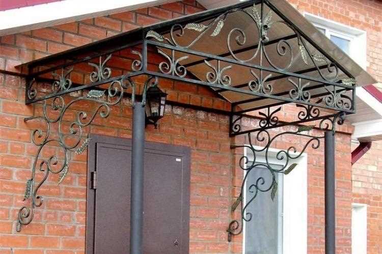 Крепление козырька к фасаду: анкеры, кронштейны, сварка