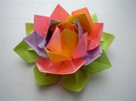 Какие материалы нужны для бумажного лотоса