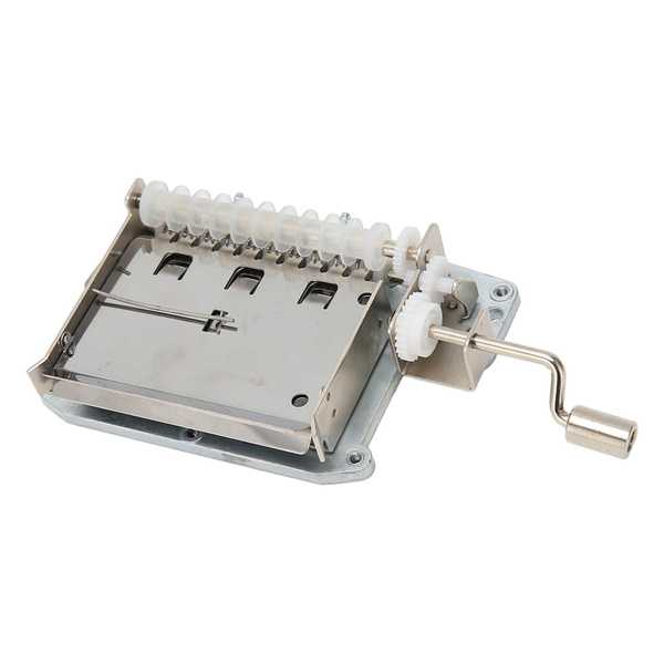 Конструкция барабана с шипами для воспроизведения мелодии