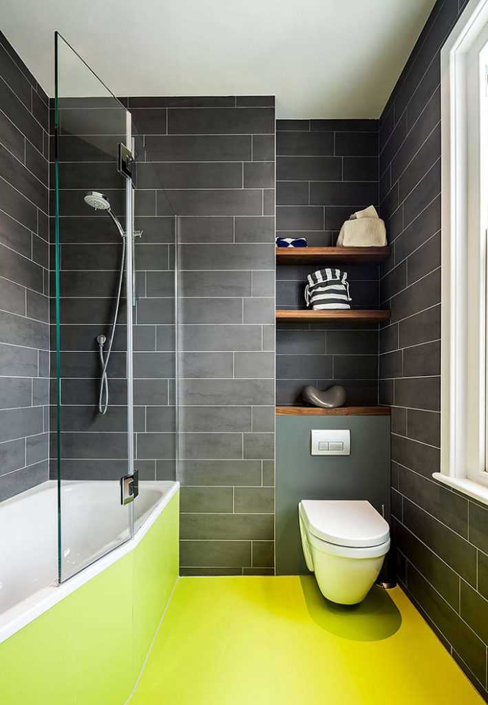 Определение высоты и длины установки относительно ванны