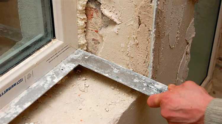 Подготовка оконных откосов к нанесению декоративной штукатурки