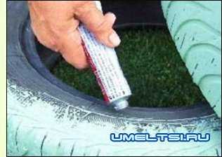 Подготовка шины: чистка и обработка поверхности