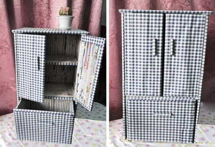 Обклеивание шкафа декоративной бумагой