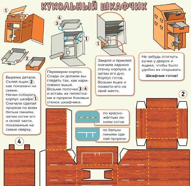 Создание дверок и простых замков из бумаги