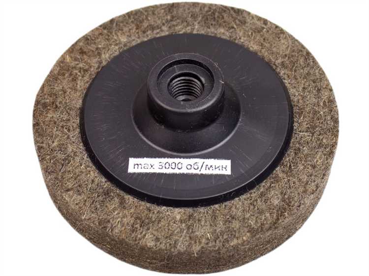 Подготовка и обработка войлочного круга для полировки