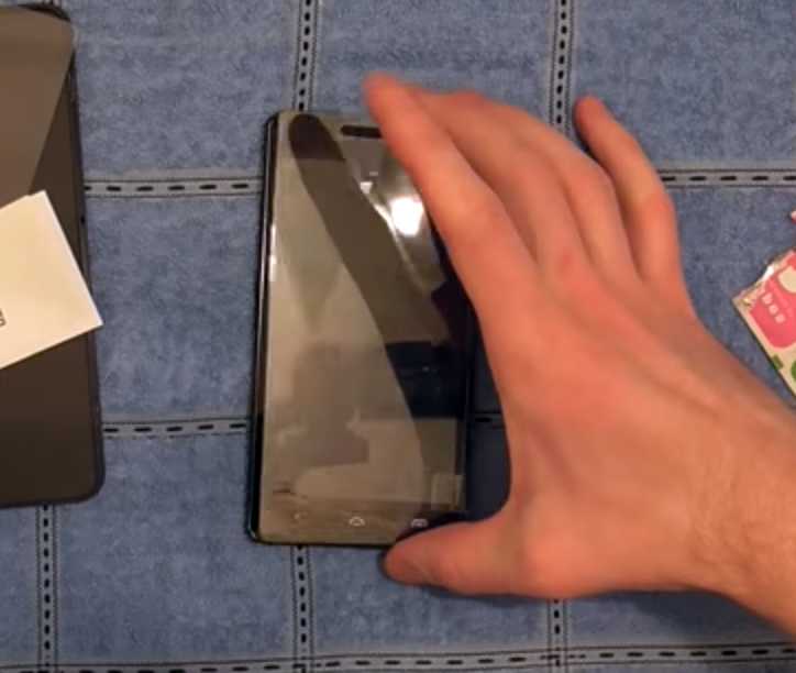 Проверка сенсорной чувствительности и прозрачности