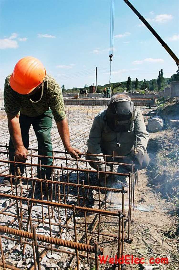 Типы сварных швов для соединения арматуры