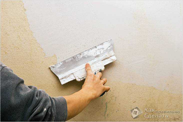 Тонкослойное выравнивание шлифовальной шкуркой