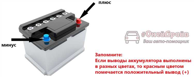 Как определить полярность клемм на аккумуляторе