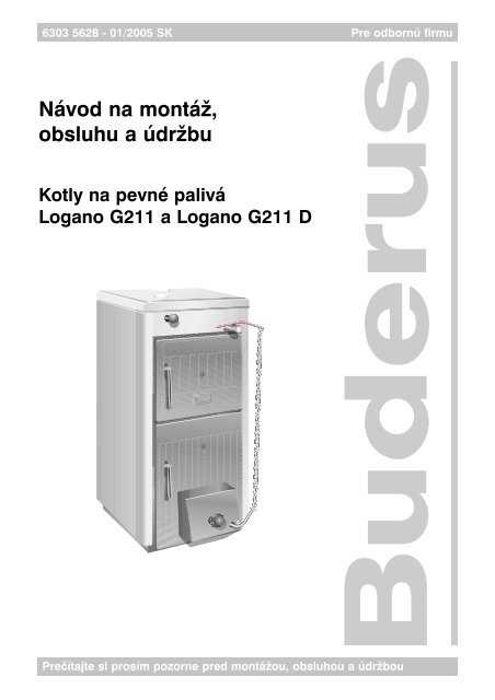Извлечение и проверка основных деталей котла Logano g211