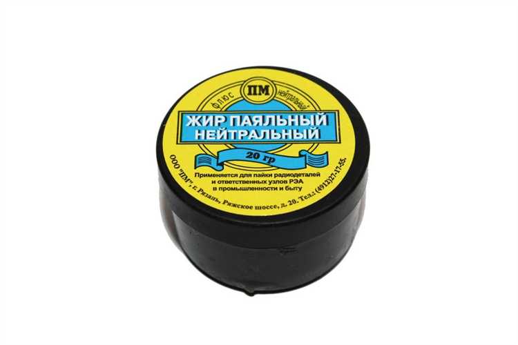 Особенности нанесения паяльного жира на разные виды контактов
