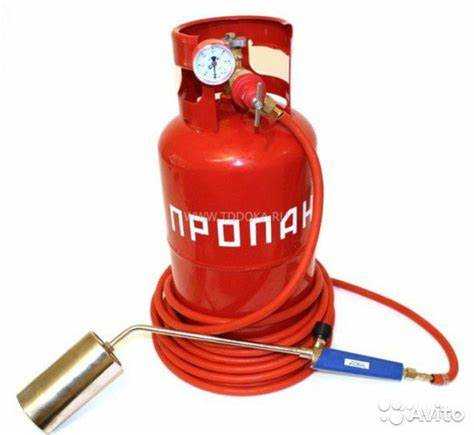 Проверка давления газа в баллоне и редукторе