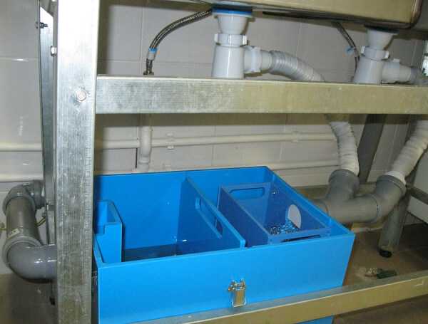 Где установить жироуловитель: под мойкой или в подвале