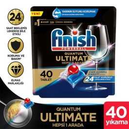 Сравнение способности Finish Quantum и Ultimate бороться с остатками пищи