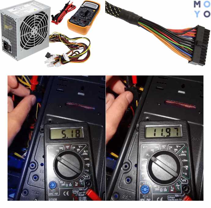 Проверка блока питания с помощью автомобильных ламп