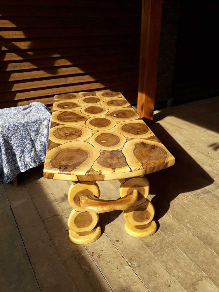 Подготовка спила перед нанесением финишного слоя