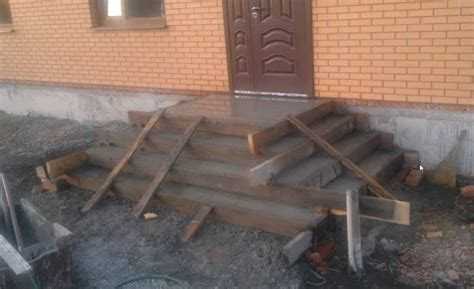 Декоративная штукатурка для бетонного крыльца